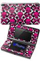 Pink Skulls and Stars - Decal Style Skin fits Nintendo 3DS (3DS SOLD SEPARATELY)