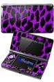 Purple Leopard - Decal Style Skin fits Nintendo 3DS (3DS SOLD SEPARATELY)