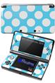 Kearas Polka Dots White And Blue - Decal Style Skin fits Nintendo 3DS (3DS SOLD SEPARATELY)