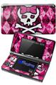 Pink Bow Princess - Decal Style Skin fits Nintendo 3DS (3DS SOLD SEPARATELY)