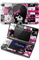 Scene Kid Girl Skull - Decal Style Skin fits Nintendo 3DS (3DS SOLD SEPARATELY)