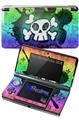 Cartoon Skull Rainbow - Decal Style Skin fits Nintendo 3DS (3DS SOLD SEPARATELY)