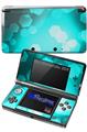 Bokeh Hex Neon Teal - Decal Style Skin fits Nintendo 3DS (3DS SOLD SEPARATELY)