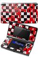 Checkerboard Splatter - Decal Style Skin fits Nintendo 3DS (3DS SOLD SEPARATELY)