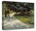 Gallery Wrapped 11x14x1.5 Canvas Art - Vincent Van Gogh Poets Garden Iii