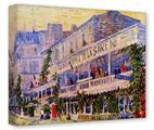 Gallery Wrapped 11x14x1.5  Canvas Art - Vincent Van Gogh The Restaurant De La Siren In Asnires