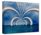 Gallery Wrapped 11x14x1.5  Canvas Art - Waterworld