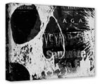 Gallery Wrapped 11x14x1.5 Canvas Art - Urban Skull