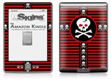 Skull Cross - Decal Style Skin (fits 4th Gen Kindle with 6inch display and no keyboard)