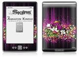 Grungy Flower Bouquet - Decal Style Skin (fits 4th Gen Kindle with 6inch display and no keyboard)