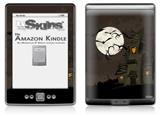 Halloween Haunted House - Decal Style Skin (fits 4th Gen Kindle with 6inch display and no keyboard)