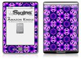 Daisies Purple - Decal Style Skin (fits 4th Gen Kindle with 6inch display and no keyboard)
