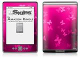 Bokeh Butterflies Hot Pink - Decal Style Skin (fits 4th Gen Kindle with 6inch display and no keyboard)