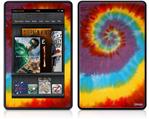 Amazon Kindle Fire (Original) Decal Style Skin - Tie Dye Swirl 108