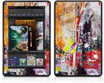 Amazon Kindle Fire (Original) Decal Style Skin - Abstract Graffiti