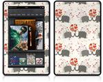 Amazon Kindle Fire (Original) Decal Style Skin - Elephant Love