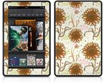 Amazon Kindle Fire (Original) Decal Style Skin - Flowers Pattern 19