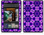Amazon Kindle Fire (Original) Decal Style Skin - Daisies Purple