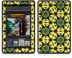 Amazon Kindle Fire (Original) Decal Style Skin - Daisies Yellow