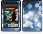 Amazon Kindle Fire (Original) Decal Style Skin - Bokeh Squared Blue