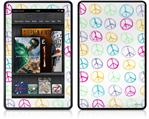 Amazon Kindle Fire (Original) Decal Style Skin - Kearas Peace Signs