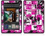 Amazon Kindle Fire (Original) Decal Style Skin - Pink Graffiti