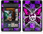 Amazon Kindle Fire (Original) Decal Style Skin - Butterfly Skull
