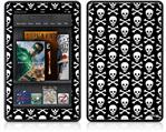 Amazon Kindle Fire (Original) Decal Style Skin - Skull Crossbones Pattern