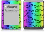 Rainbow Skull Collection - Decal Style Skin (fits Amazon Kindle Touch Skin)