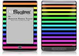 Stripes Rainbow - Decal Style Skin (fits Amazon Kindle Touch Skin)