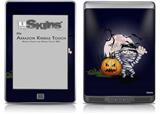 Halloween Jack O Lantern Pumpkin Bats and Zombie Mummy - Decal Style Skin (fits Amazon Kindle Touch Skin)