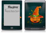 Halloween Mean Jack O Lantern Pumpkin - Decal Style Skin (fits Amazon Kindle Touch Skin)
