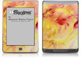 Painting Yellow Splash - Decal Style Skin (fits Amazon Kindle Touch Skin)