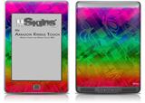 Rainbow Butterflies - Decal Style Skin (fits Amazon Kindle Touch Skin)