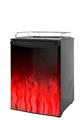 Kegerator Skin - Fire Flames Red (fits medium sized dorm fridge and kegerators)