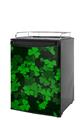 Kegerator Skin - St Patricks Clover Confetti (fits medium sized dorm fridge and kegerators)