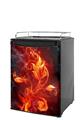 Kegerator Skin - Fire Flower (fits medium sized dorm fridge and kegerators)