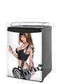 Kegerator Skin - AXe Pin Up Girl (fits medium sized dorm fridge and kegerators)