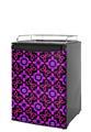 Kegerator Skin - Pink Floral (fits medium sized dorm fridge and kegerators)