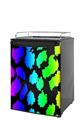 Kegerator Skin - Rainbow Leopard (fits medium sized dorm fridge and kegerators)