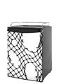 Kegerator Skin - Ripped Fishnets (fits medium sized dorm fridge and kegerators)