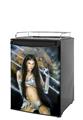 Kegerator Skin - Space Girl (fits medium sized dorm fridge and kegerators)