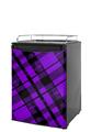 Kegerator Skin - Purple Plaid (fits medium sized dorm fridge and kegerators)