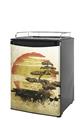 Kegerator Skin - Bonsai Sunset (fits medium sized dorm fridge and kegerators)