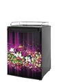 Kegerator Skin - Grungy Flower Bouquet (fits medium sized dorm fridge and kegerators)