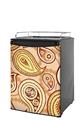 Kegerator Skin - Paisley Vect 01 (fits medium sized dorm fridge and kegerators)