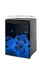 Kegerator Skin - HEX Blue (fits medium sized dorm fridge and kegerators)