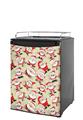 Kegerator Skin - Lots of Santas (fits medium sized dorm fridge and kegerators)