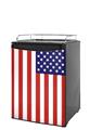 Kegerator Skin - USA American Flag 01 (fits medium sized dorm fridge and kegerators)