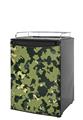 Kegerator Skin - WraptorCamo Old School Camouflage Camo Army (fits medium sized dorm fridge and kegerators)